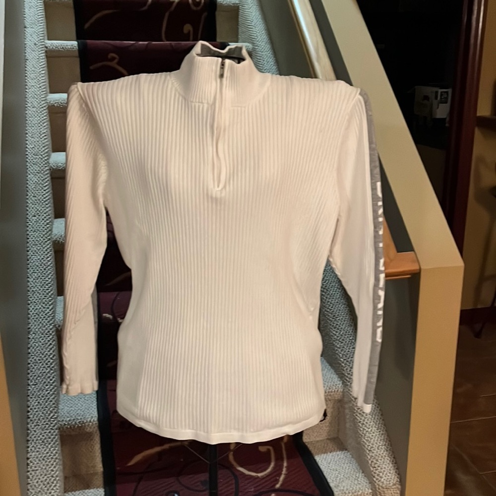 DKNY men’s white sweater